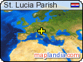 St. Lucia Parish satellite map
