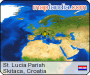 St. Lucia Parish satellite map