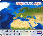 6 oldest attached houses satellite map