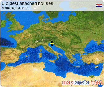 6 oldest attached houses satellite map