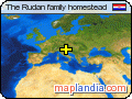 The Rudan family homestead satellite map
