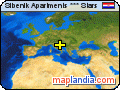 Sibenik Apartments satellite map