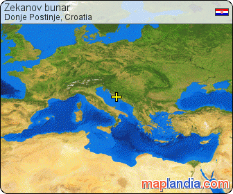 Zekanov bunar satellite map