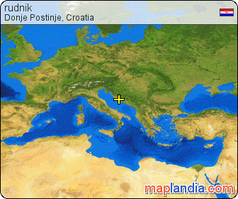 rudnik satellite map