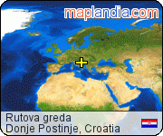 Rutova greda satellite map
