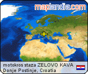 motokros staza ZELOVO KAVA satellite map