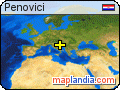 Penovići satellite map
