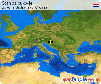 Stanica bukovje satellite map