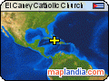 El Caney Catholic Church satellite map