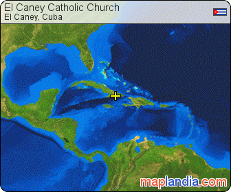 El Caney Catholic Church satellite map