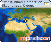 Cyprus Mines Corporation satellite map