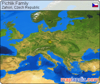 Pichlik Family satellite map
