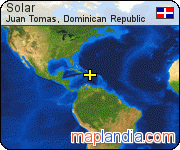 Solar satellite map