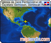 Iglesia de Dios Pentecostal MI satellite map