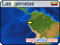 Las  gemelas satellite map