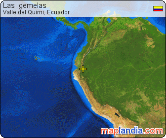 Las  gemelas satellite map