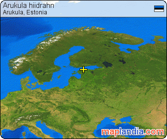 Aruküla hiidrahn satellite map