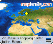 Viru Keskus shopping center satellite map