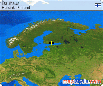 Bauhaus satellite map