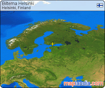 Biltema Helsinki satellite map