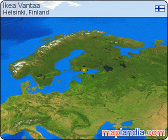 Ikea Vantaa satellite map