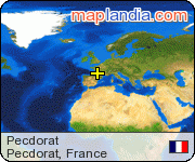 Pecdorat satellite map