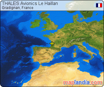 THALES Avionics Le Haillan satellite map