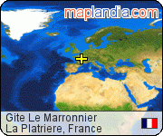 Gite Le Marronnier satellite map
