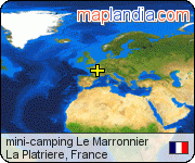 mini-camping Le Marronnier satellite map