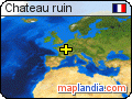 Chateau ruin satellite map