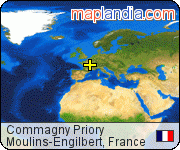 Commagny Priory satellite map