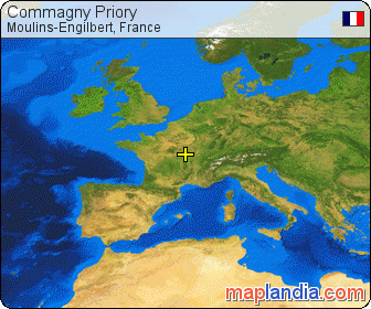 Commagny Priory satellite map