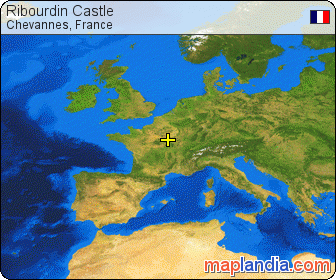 Ribourdin Castle  satellite map