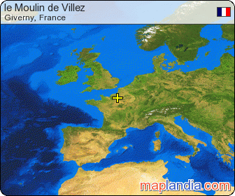 le Moulin de Villez satellite map