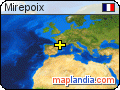 Mirepoix satellite map