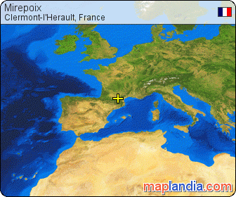 Mirepoix satellite map