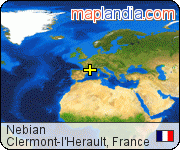 Nebian satellite map