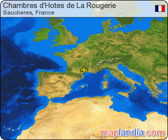 Chambres d'Hotes de La Rougerie satellite map