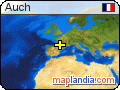 Auch satellite map