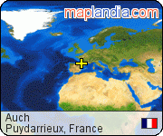 Auch satellite map