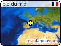 pic du midi satellite map