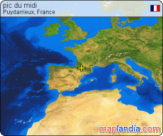 pic du midi satellite map