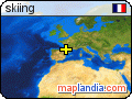 skiing satellite map