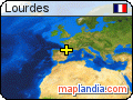 Lourdes satellite map