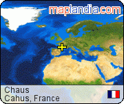 Chaus satellite map