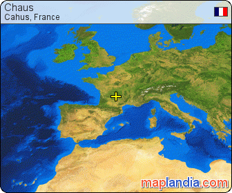 Chaus satellite map