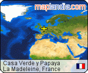Casa Verde y Papaya satellite map