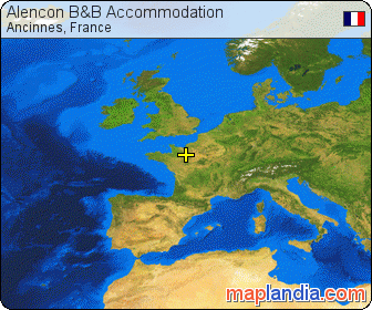 Alençon B&B Accommodation satellite map