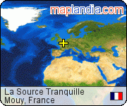 La Source Tranquille satellite map