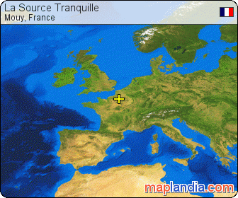 La Source Tranquille satellite map